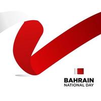 bahrein nacional día bahrein independencia día vector