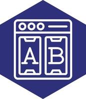 Ab Testing Vector Icon Design