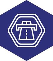 Motorway Vector Icon Design