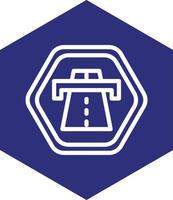 Motorway Vector Icon Design