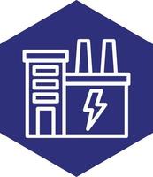 Electric Factory Vector Icon Design