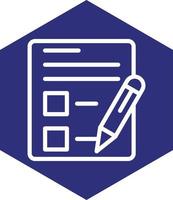 Exam Vector Icon Design