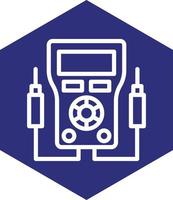 Voltmeter Vector Icon Design