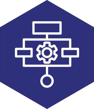 Algorithm Vector Icon Design