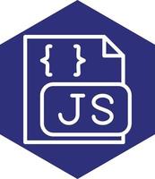 Javascript File Vector Icon Design