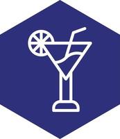 Cocktail Vector Icon Design