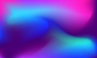 Vector Minimalistic Fluid Blurred Gradient Background. Trendy neon backdrop for Poster, Brochure, Banner, Landing Page and Night Club