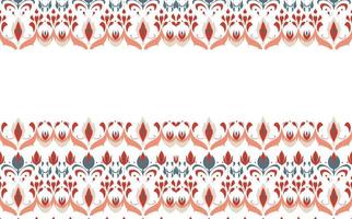 Ethnic abstract ikat pattern. Seamless pattern in tribal, folk embroidery, Mexican style. Aztec geometric art ornament print.Design for carpet, wallpaper, clothing, wrapping, fabric, cover, textile vector