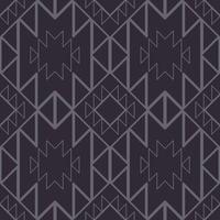 Aztec Navajo black and white pattern. Southwest Navajo black and white color geometric outline seamless pattern. Ethnic geometric pattern use for fabric, home decoration elements. vector