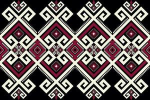 Ethnic geometric pattern. Aztec tribal geometric shape seamless pattern. Traditional ethnic pattern use for carpet, rug, textile border, wallpaper, cushion or other home decoration elements. vector