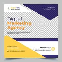 Digital Marketing Social Media Post vector