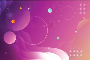 Modern futuristic fantasy background, Gradient abstract purple background vector