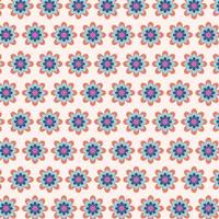 Decorative colorful flower background pattern vector