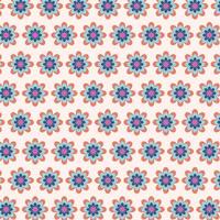 Decorative colorful flower background pattern vector