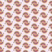 Abstract retro rainbow geometric background pattern vector