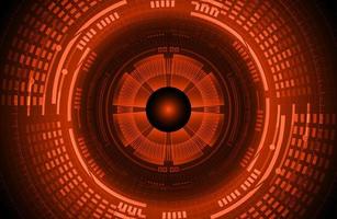 Modern Cybersecurity Eye on Technology Background vector
