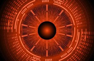 Modern Cybersecurity Eye on Technology Background vector