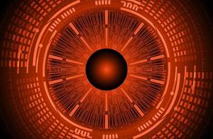 Modern Cybersecurity Eye on Technology Background vector