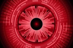 Modern Cybersecurity Eye on Technology Background vector