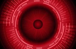 Modern Cybersecurity Eye on Technology Background vector