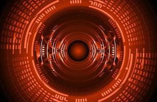 Modern Cybersecurity Eye on Technology Background vector