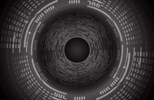Modern Cybersecurity Eye on Technology Background vector