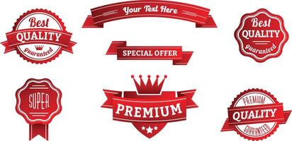 Products at discount prices Red best seller icon or sign Royalty