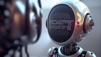 Artificial intelligence chatbot. CHATgpt conversation method. Conversational OpenAI, digital media, language model. photo
