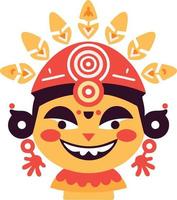 vector maya civilization flat design
