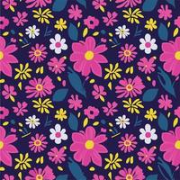 Colorful Flower Pattern Design vector