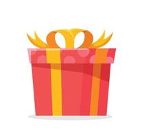 gift boxes with a bow vector illustration