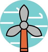 windmill Illustration Vector