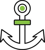 iron anchor Illustration Vector