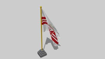 Fudbalski klub Crvena zvezda Pinned Flag from Corners, Isolated with  Different Waving Variations, 3D Rendering 24798228 PNG