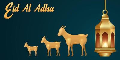 Eid Al Adha Mubarak the celebration of Muslim community festival background design.Vector Illustration vector