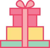 multi gift box Illustration Vector