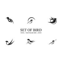 Bird logo images illustration design vector