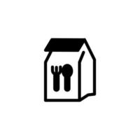 fast food ready food icon, delivery, and ordering icon vector