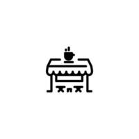 coffee shop icon vector