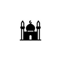 sign symbol mosque icon vector