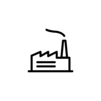 factory icon design vector