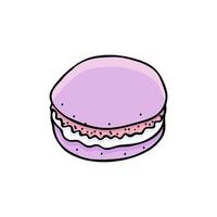 Hand drawn vector illustration, cakes and pastries, sketch in doodle style.