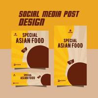 special food banner vector