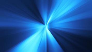Loop center blue radial shine abstract motion background video