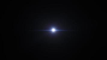 abstrait boucle centre lueur étoile optique fusées éclairantes lumière éclat backgrund video