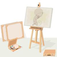 Classical Painting Study vector