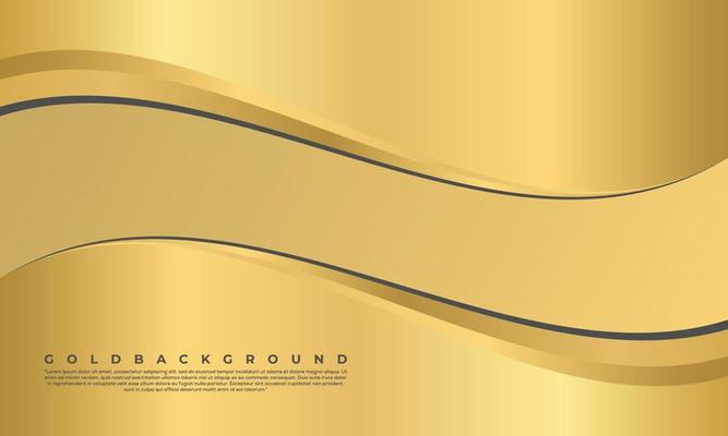 gold background vector design curve