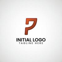 logo de pags inicial degradado vistoso icono diseño vector