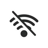 wifi off signal icon vector design illustration