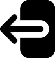 Export data black glyph ui icon. Import files. Data backup. Unloading database. User interface design. Silhouette symbol on white space. Solid pictogram for web, mobile. Isolated vector illustration